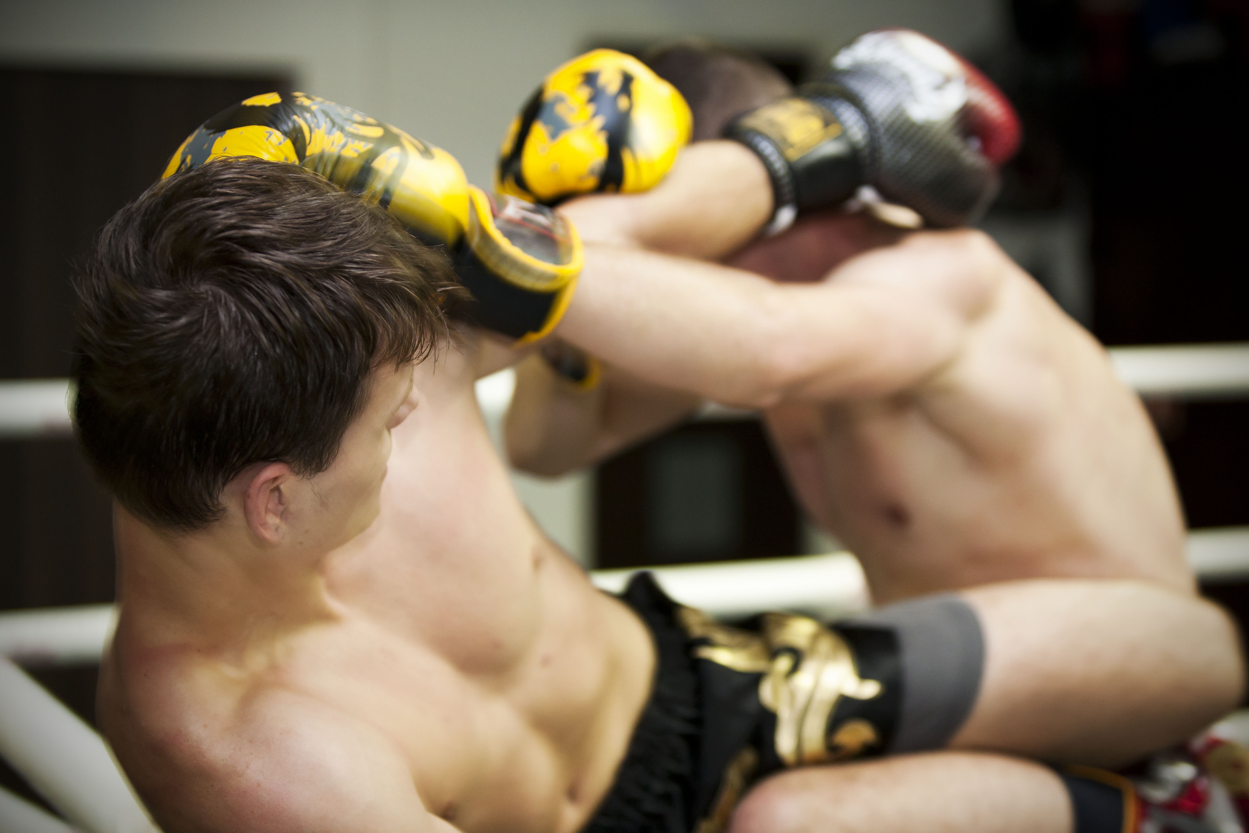 Clinch na treningu Muay Thai